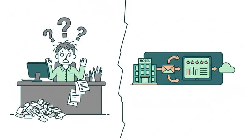 Comparaison entre collecte manuelle et automatisée des avis clients en hôtellerie