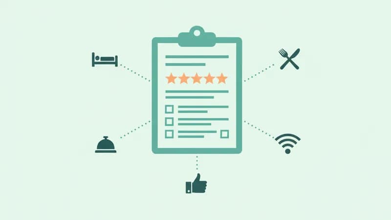 Catégories de questions pour un questionnaire de satisfaction hôtelier