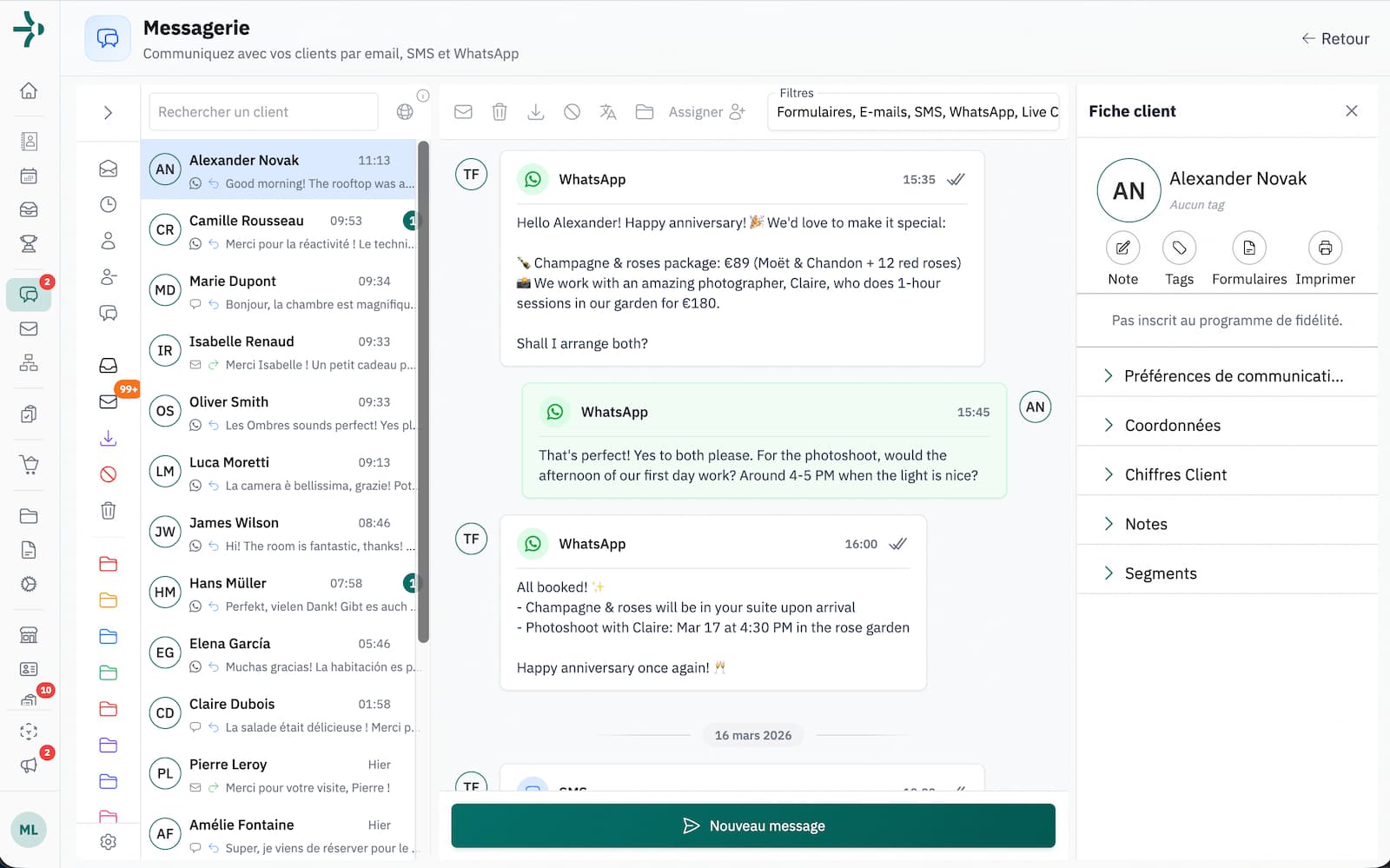 Un concierge digital disponible 24h/24