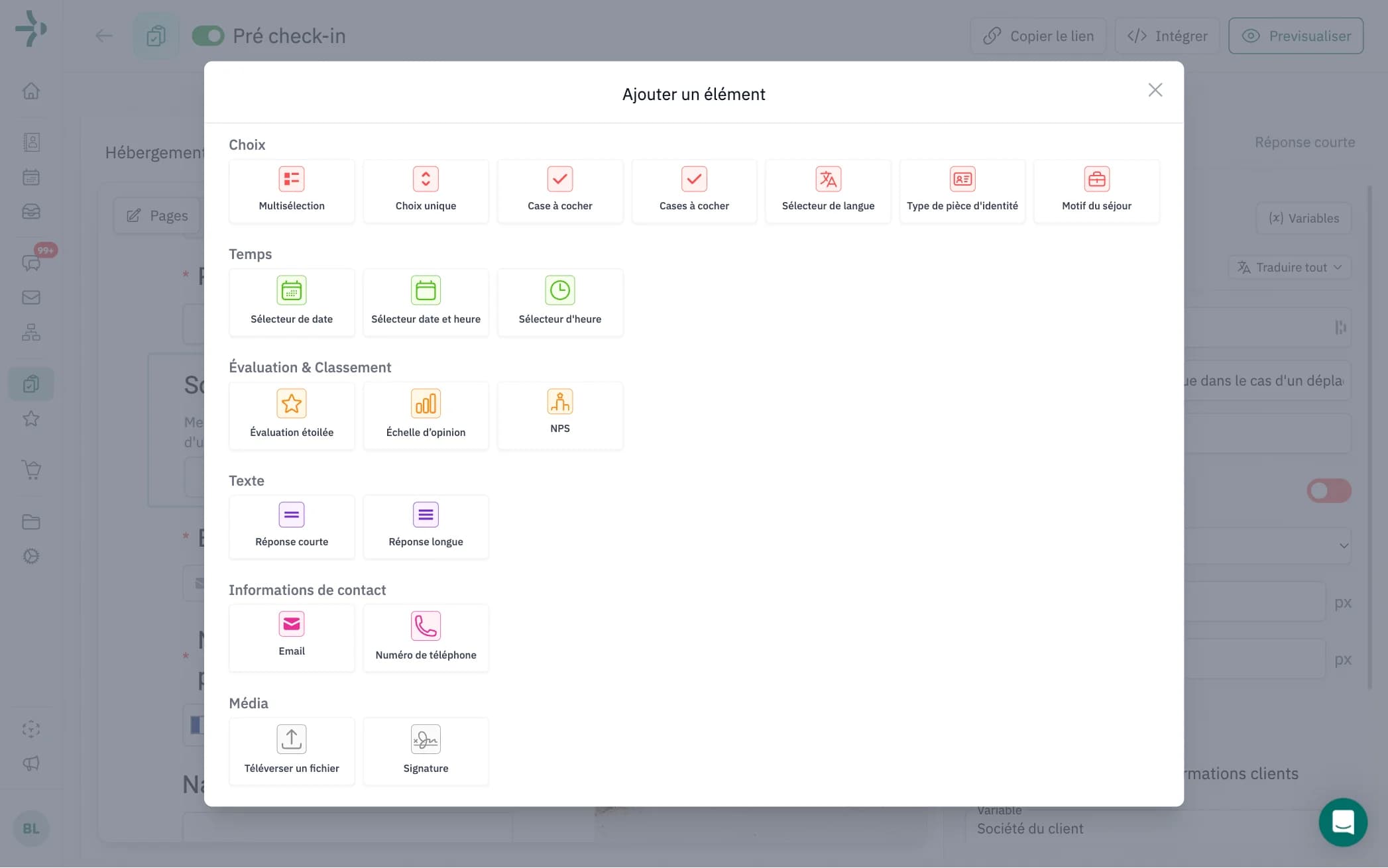 Des dizaines de widgets pour des formulaires sur mesure