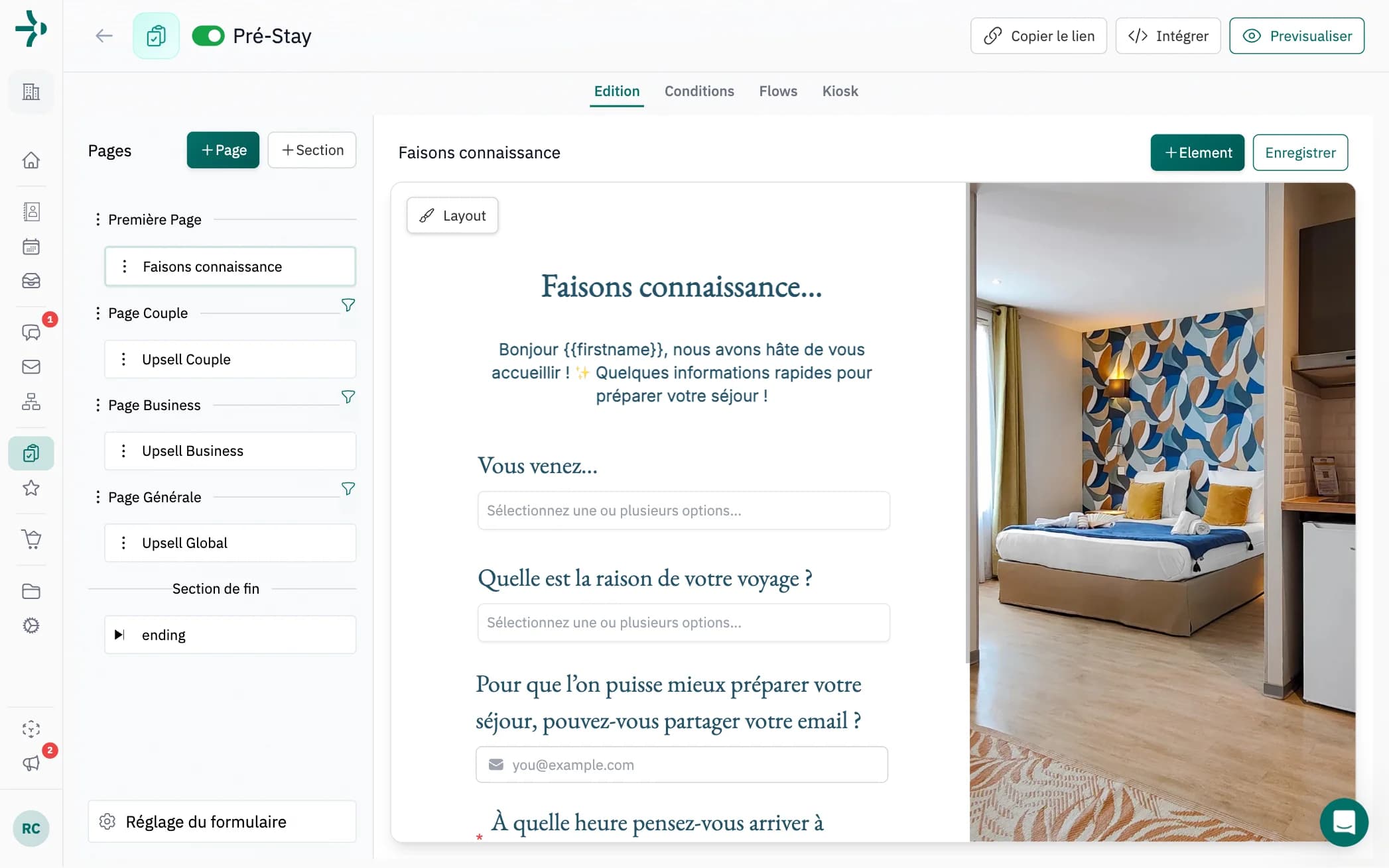 Créez le formulaire exact dont vous avez besoin
